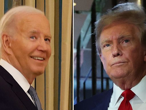 Biden mocked for 'disturbing' smile after ignoring question about Trump being 'political prisoner'