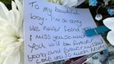 Floral tributes to ‘beautiful boy’ Jay Slater are left by grieving mum