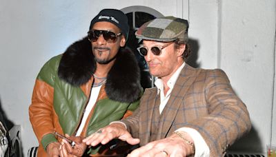 Snoop Dogg Gifts Matthew McConaughey a Death Row Chain: Watch the Actor Show It Off