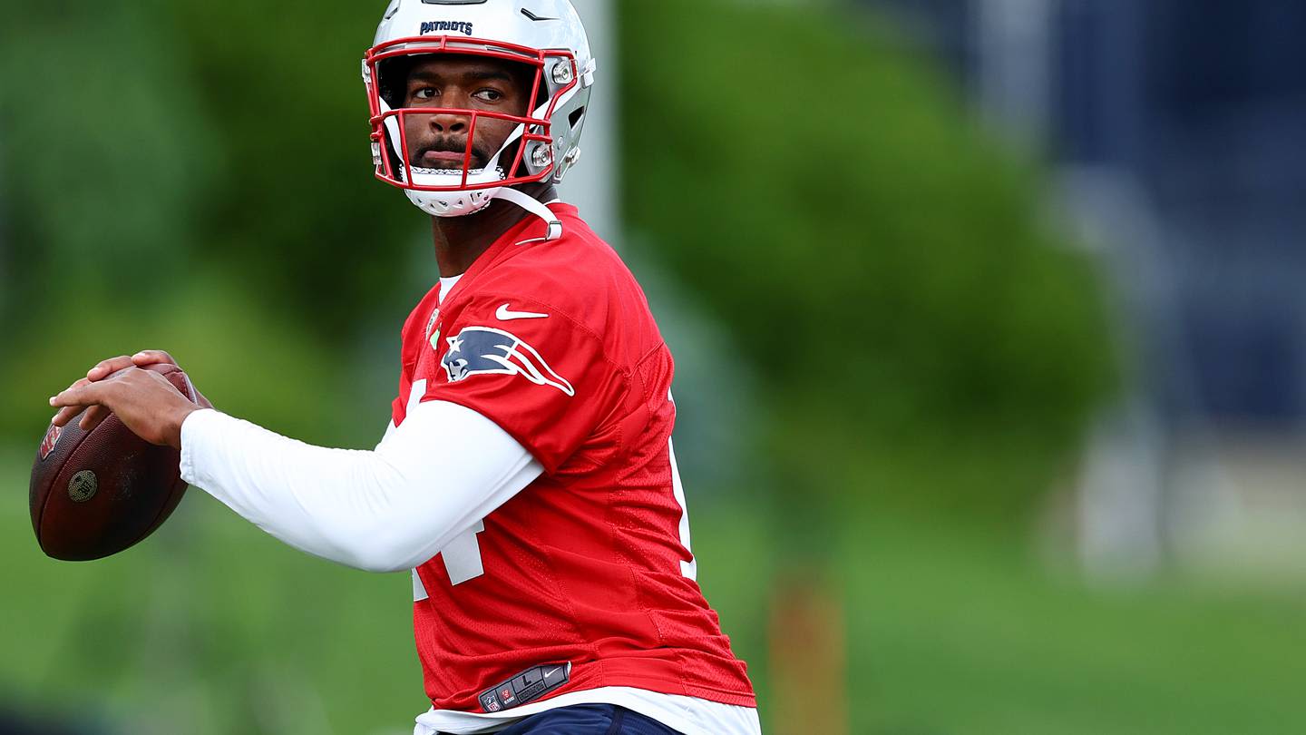 Jacoby Brissett enters training camp as Patriots' starting QB, but Drake Maye 'absolutely' has shot at job