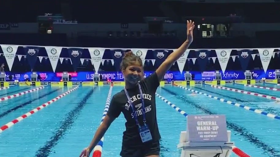 13-year-old California swimmer qualifies for Olympic trials