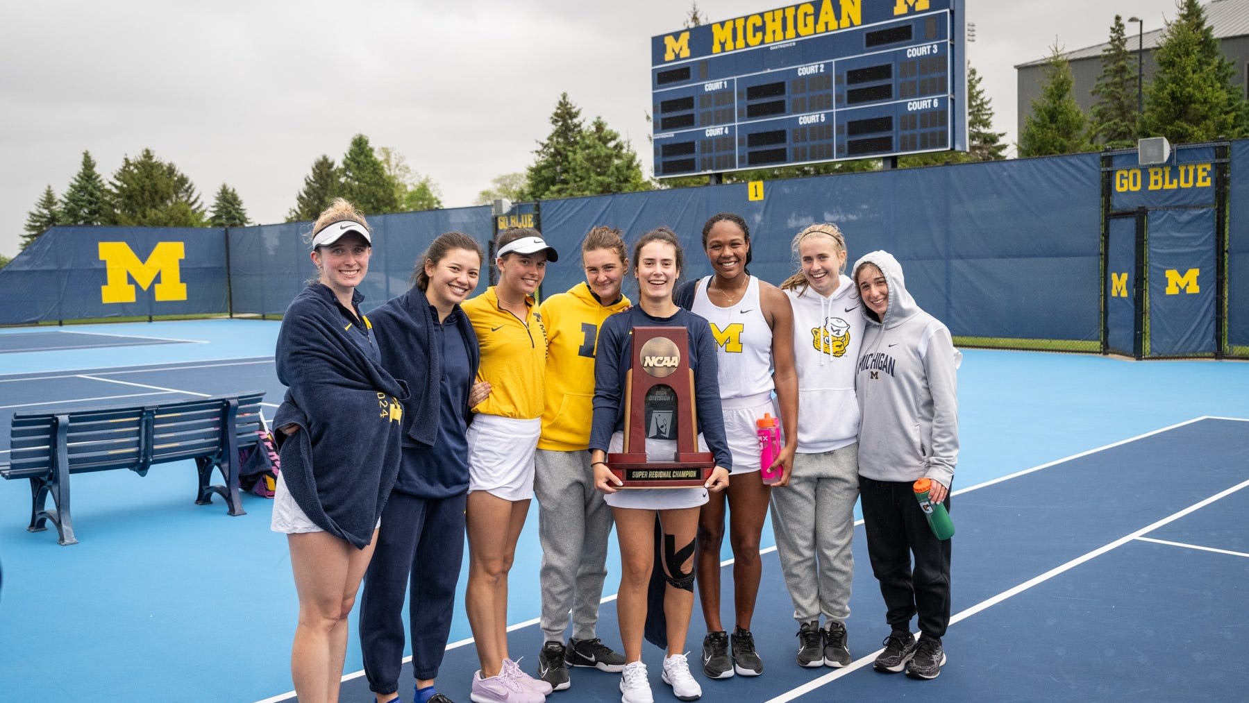 Michigan women's tennis keeps rolling, sweeps Miami to reach Elite Eight