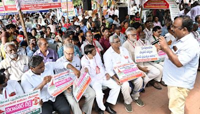 Why is Visakhapatnam Steel Plant not getting the same attention as Tirumala laddu, ask JAC leaders at relay hunger protest