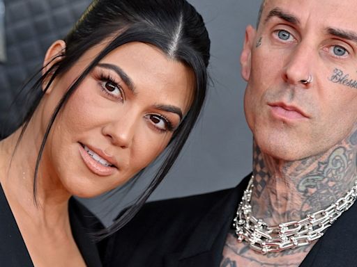 Kourtney Kardashian and Travis Barker's scary artwork means it's always Halloween at their home