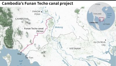 Cambodia PM launches project linking Mekong river to sea via canal