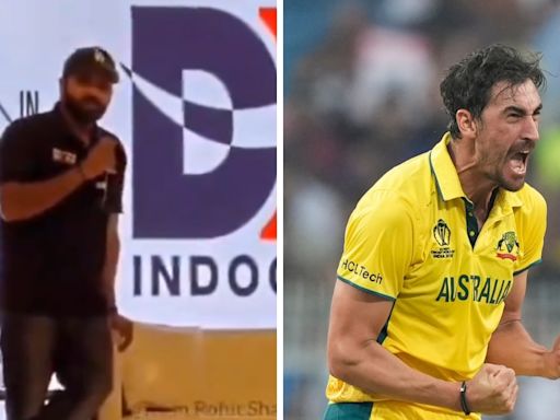 ‘Calm Down Guys’: Rohit Sharma's Cheeky Response After Fans Heckle Indian Skipper With Mitchell Starc Chants - WATCH - News18