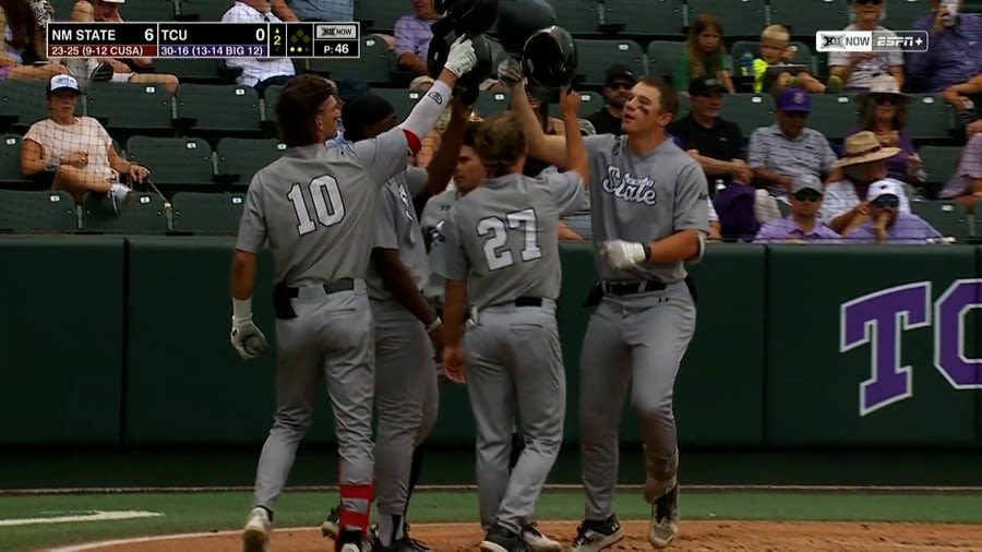 NMSU baseball grabs 9-5 win over TCU