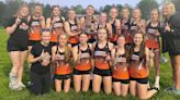 Bloomer girls track and field team wins Western Cloverbelt Conference title.