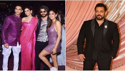 ...July 6: Janhvi-Khushi Kapoor pose with Shikhar Pahariya and Vedang Raina; Salman Khan dances on Oh Oh Jane Jaana at Anant...