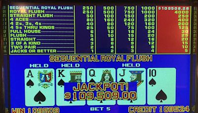 $109K video poker jackpot hits in North Las Vegas