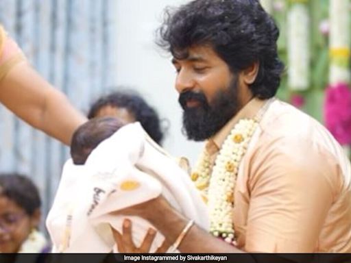 Viral: Sivakarthikeyan And Aarthy Name Their Baby Boy Pavan. See Video