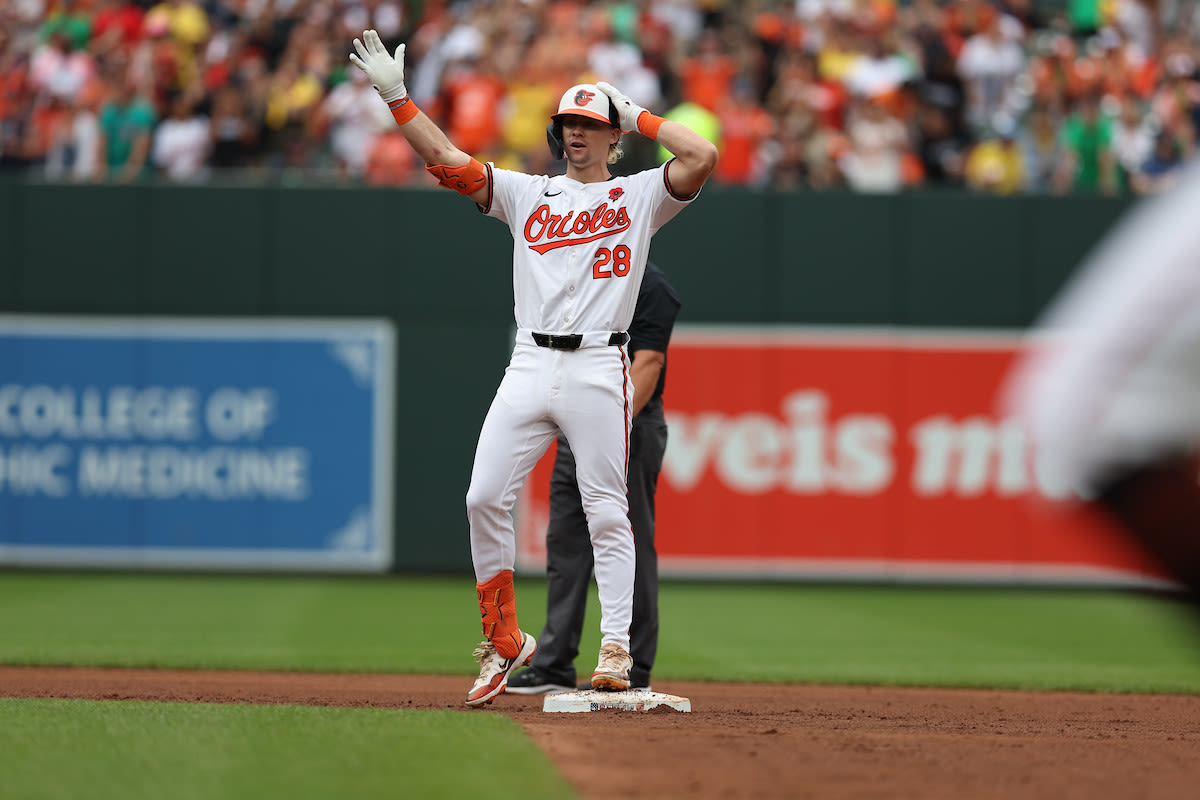 Kyle Stowers drives in four as O's rout Boston 11-3 in series opener