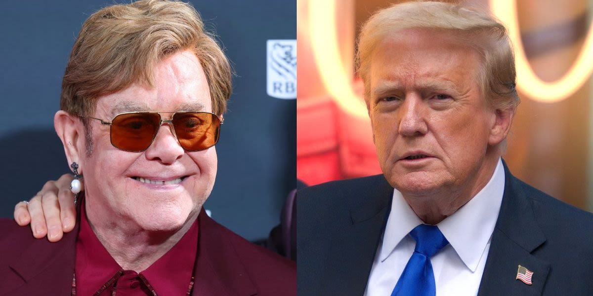 Does Elton John support Donald Trump? Well, there's more to the story