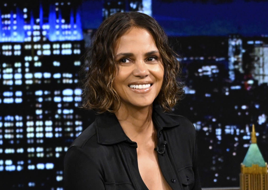 Halle Berry Takes a Dip in the Pool in Sultry New Snapshots