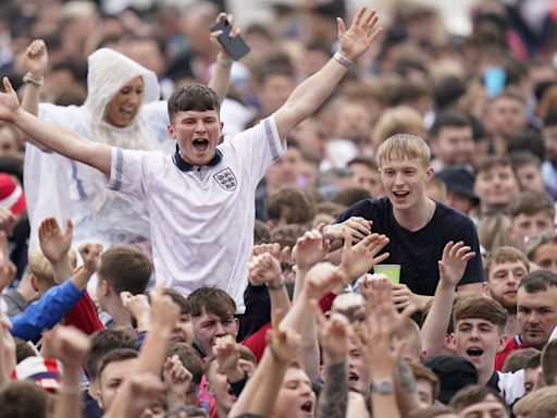 England fans descend on streets and bars after Gareth Southgate’s rallying cry