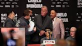 Canelo Alvarez and Oscar De La Hoya erupt in heated exchange ahead of title bout with Jaime Munguía