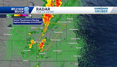 Part of SE Wisconsin is under a tornado watch until 2 a.m.