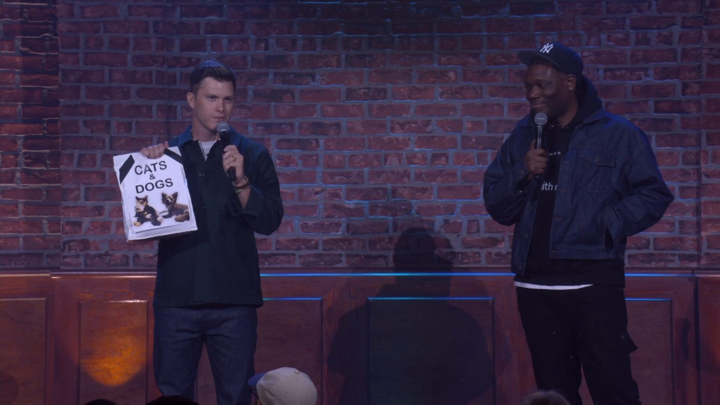 Colin Jost Roasts ‘My Guy’ Trump in Live Special With Michael Che