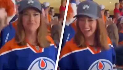 Hockey fan gets porn site offer after flashing boobs at game