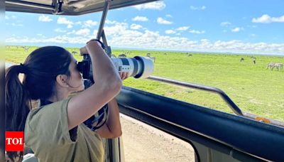 Malavika Mohanan gives a sneak peek of her Tanzania Safari: ‘Oh how I miss the wilderness’ | - Times of India