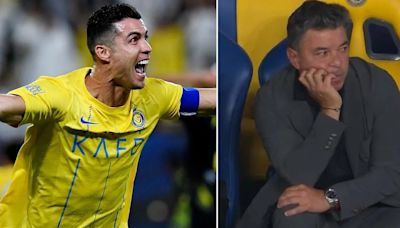 El Al Nassr goleó al Al Ittihad de Gallardo y Cristiano Ronaldo alcanzó dos impactantes récords: la decisión del Muñeco tras el partido