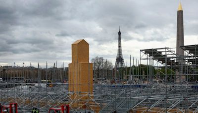 Olympics-Eiffel Tower countdown turns to 100 days to Paris 2024