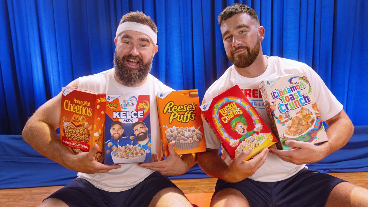 Kelce brothers launching a cereal that combines their 3 favorite brands