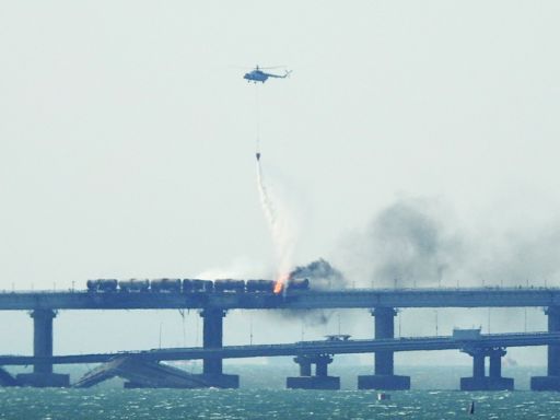 Crimea rocked by explosions as bridge shut: reports