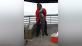 Man catches giant catfish at The Fly in New Orleans