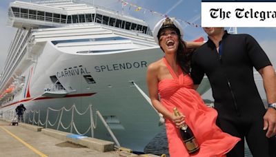 ‘Dame Judi Dench was cut by flying glass’: The curious art of launching a cruise ship