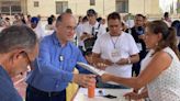 Enrique Galindo y Sonia Mendoza emiten su voto; destacan participación ciudadana (video)