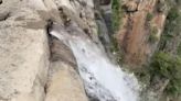 Waterfall in China suspected of being man-made after pipes were discovered supplying the attraction