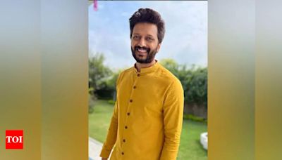 Riteish Deshmukh's web series 'Pill' announced - Times of India