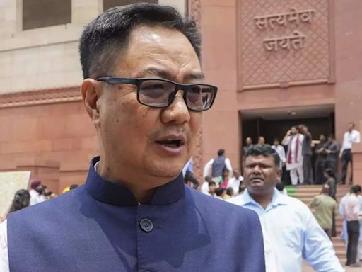 Won't let Congress succeed in plan to stall House: Kiren Rijiju | India News - Times of India