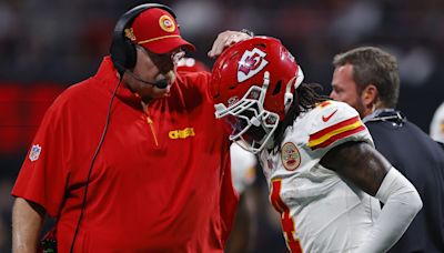 Chiefs' Andy Reid Explains Updated Plan for Rashee Rice's Knee Injury