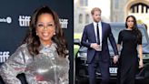 Oprah Winfrey dice que Harry y Meghan tienen una “oportunidad para hacer las paces” con la familia real