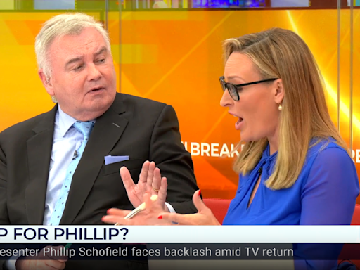 Eamonn Holmes clashes with GB News co-host Isabel Webster over Phillip Schofield