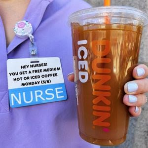 Dunkin’ celebrates National Nurses Day with free ‘cup of thanks’ for healthcare workers May 6