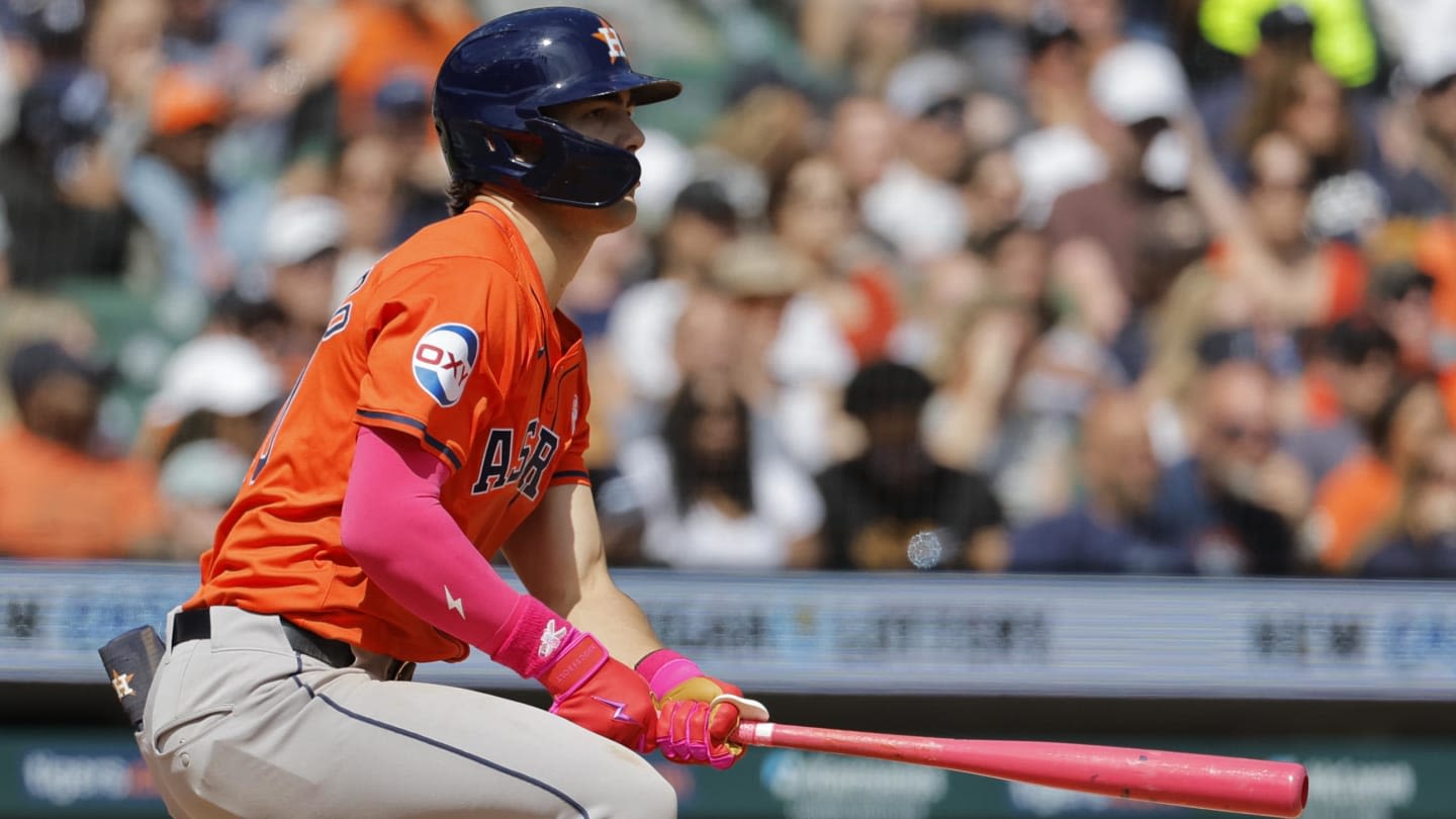 Houston Astros Star Rookie Has Important Career First