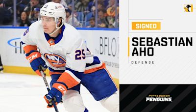 Penguins Sign Defenseman Sebastian Aho to a Two-Year Contract | Pittsburgh Penguins