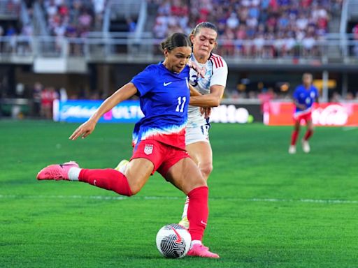 Costa Rica hold USWNT in Olympic send-off match