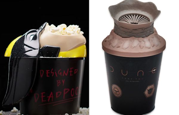 Ryan Reynolds Debuts Funny 'Deadpool & Wolverine' Popcorn Bucket to Follow 'Dune 2's Viral Sandworm Bucket