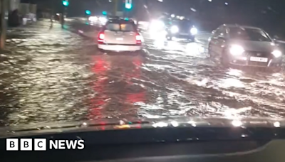 Wales weather: Flash flooding in south after torrential rain