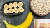 Estos son los beneficios de tomar licuado de plátano con avena
