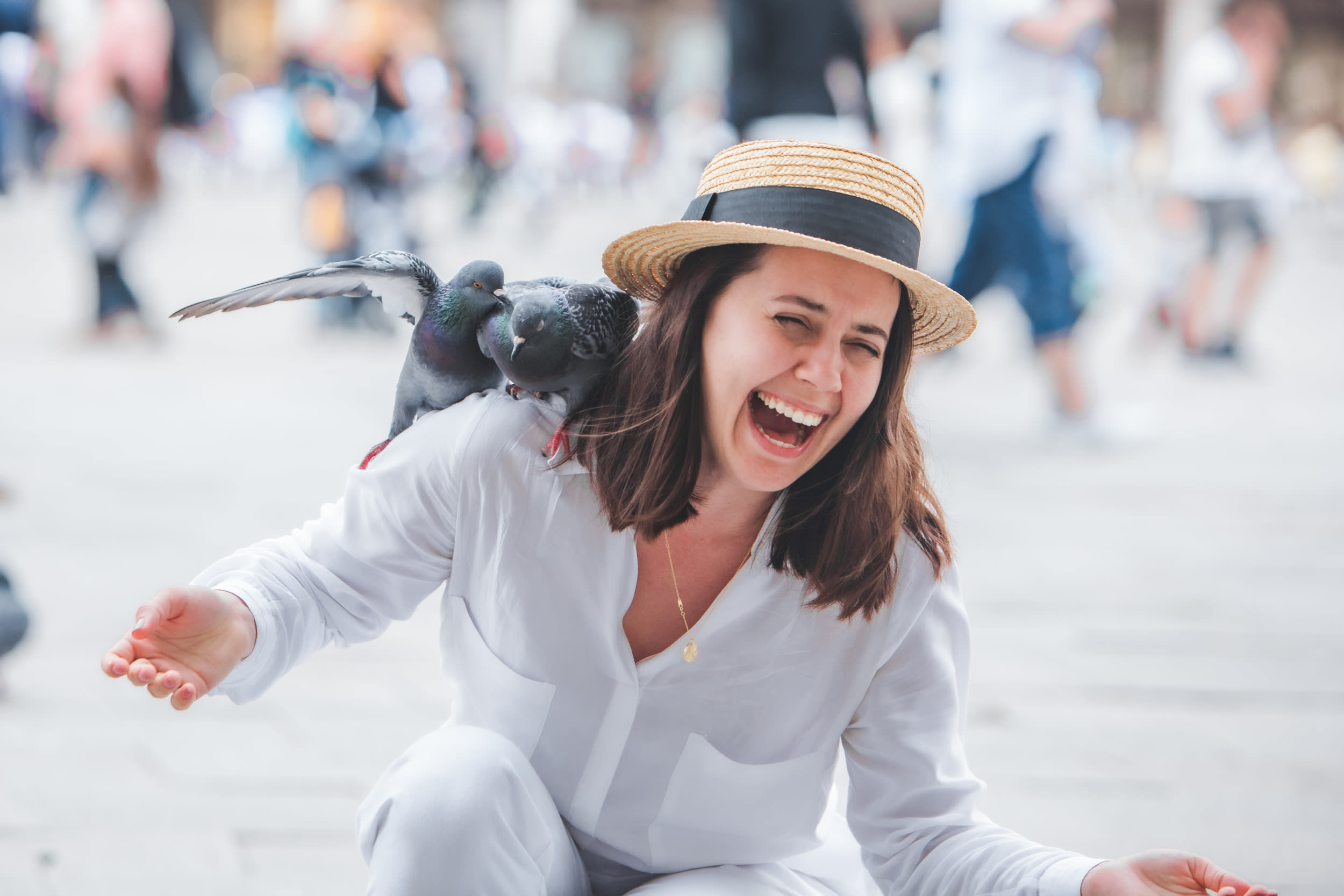 Woman's hilariously dramatic encounter with bird: "that escalated quickly"