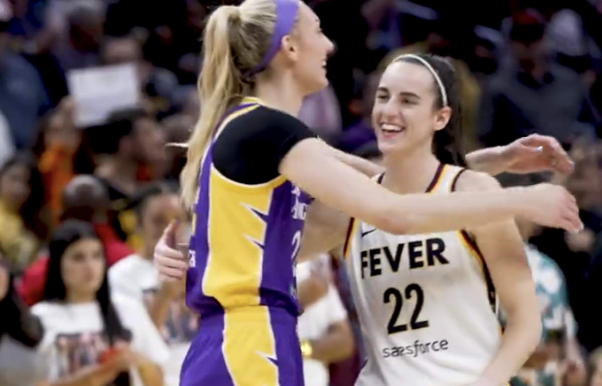 Caitlin Clark and Cameron Brink's Pregame Embrace Turned Heads Friday Night