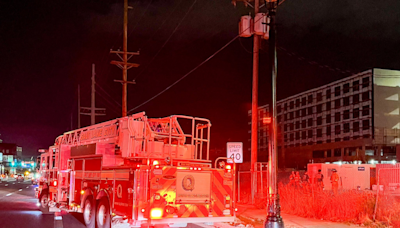 Car crash, gas leak shut down multiple lanes on busy downtown Salt Lake City road