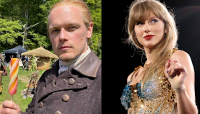 Outlander's Sam Heughan Is on a Mission to Make Taylor Swift "Forget" All About Travis Kelce