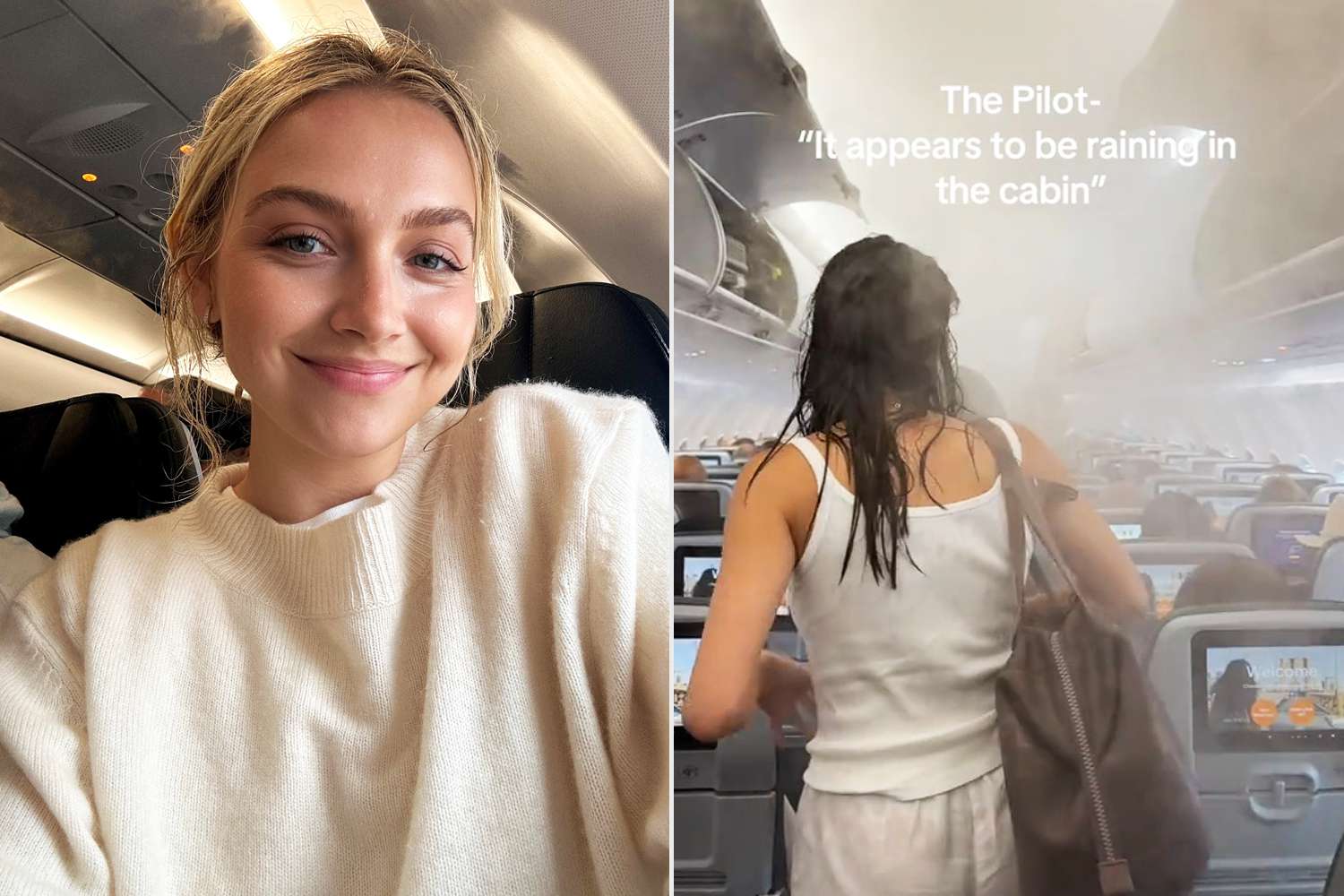 JetBlue Passenger Films Rain-Like Mist Inside Plane Cabin, Claims She Was 'Soaking Wet and Cold' During Flight