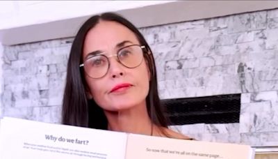 Demi Moore wants to remove the stigma around farting: 'We all do it...'